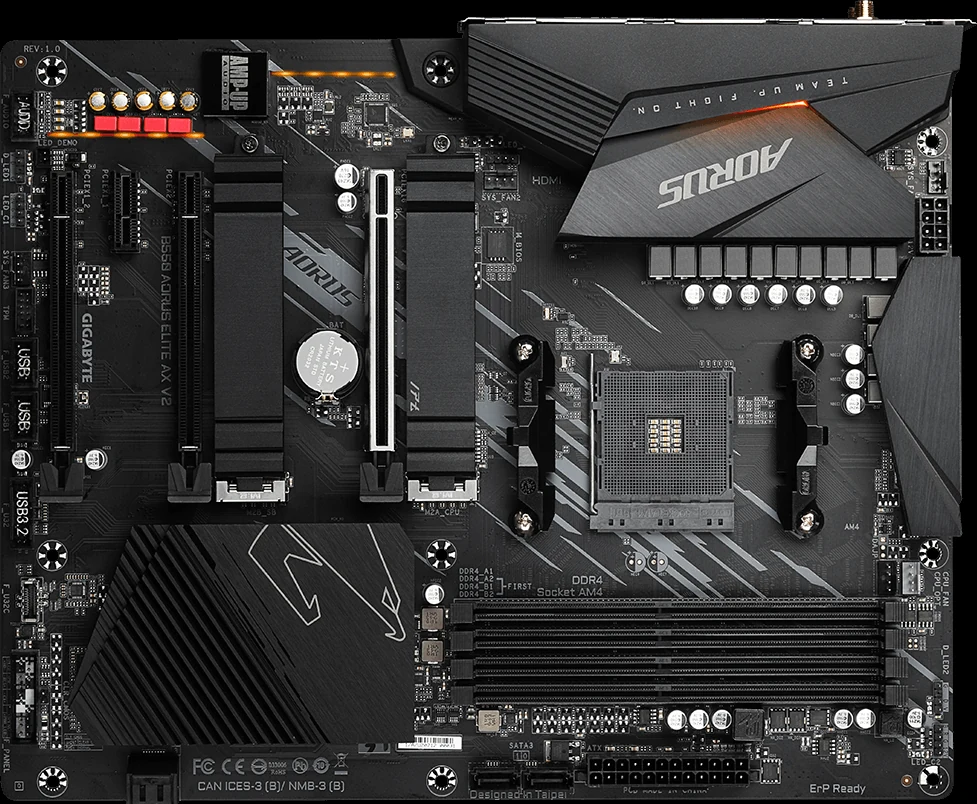 Mainboard Gigabyte B550 EAGLE - 4 Khe RAM DDR4 - AM4 - NEW
