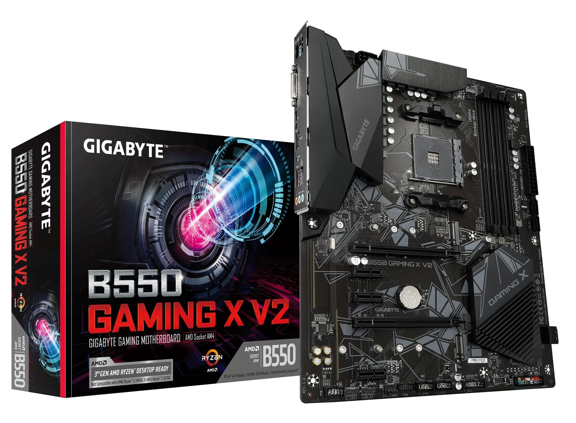 Mainboard Gigabyte B550 GAMING X - 4 Khe RAM DDR4 - AM4 - NEW