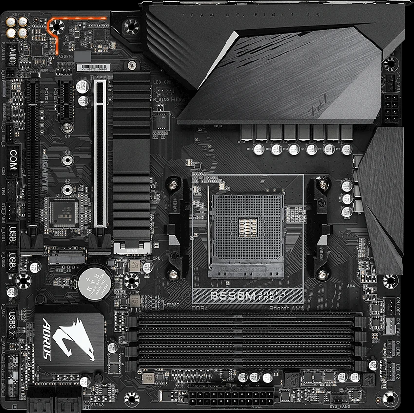 Mainboard Gigabyte B550M AORUS PRO-P - 4 Khe RAM DDR4 - AM4 - NEW