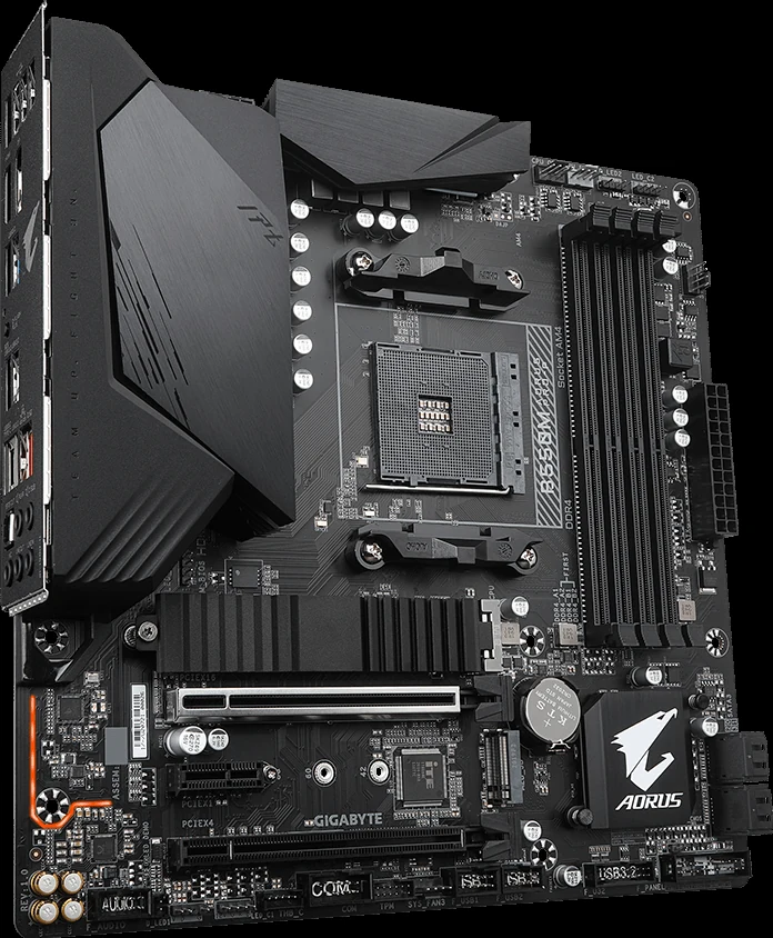 Mainboard Gigabyte B550M AORUS PRO-P - 4 Khe RAM DDR4 - AM4 - NEW