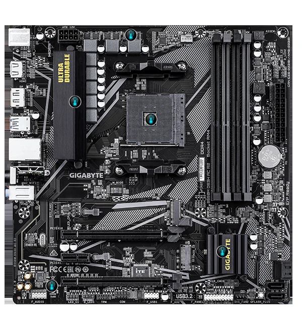 Mainboard Gigabyte B550M DS3H - 4 Khe RAM DDR4 - AM4 - NEW