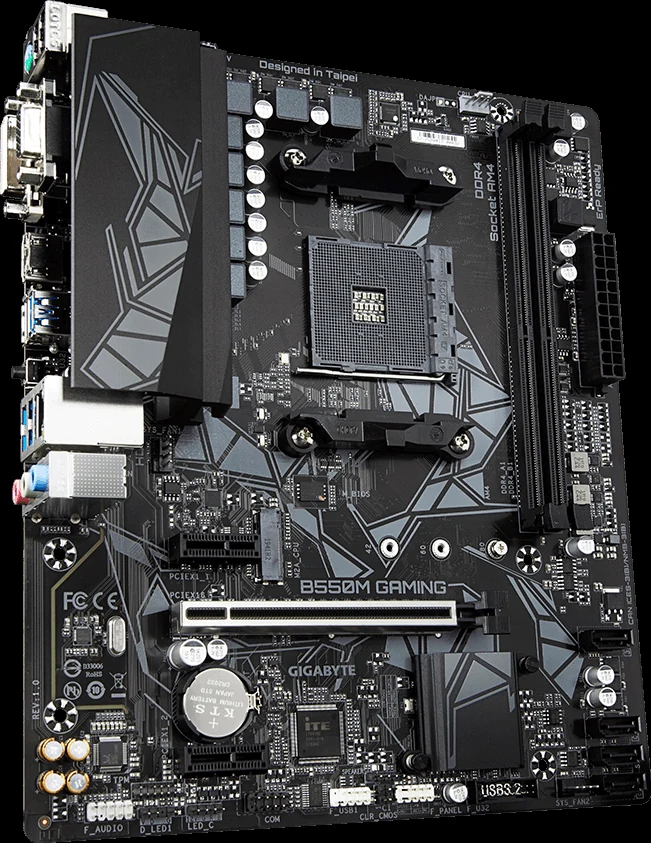 Mainboard Gigabyte B550M GAMING - 4 Khe RAM DDR4 - AM4 - NEW