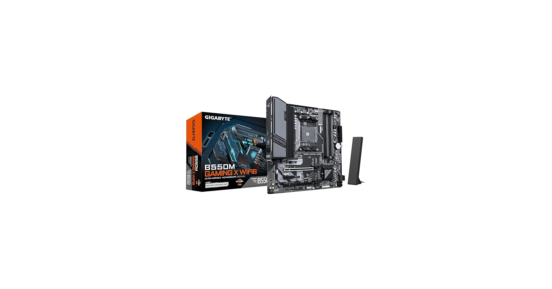 Mainboard Gigabyte B550M GAMING X WIFI6 - 4 Khe RAM DDR4 - AM4 - NEW