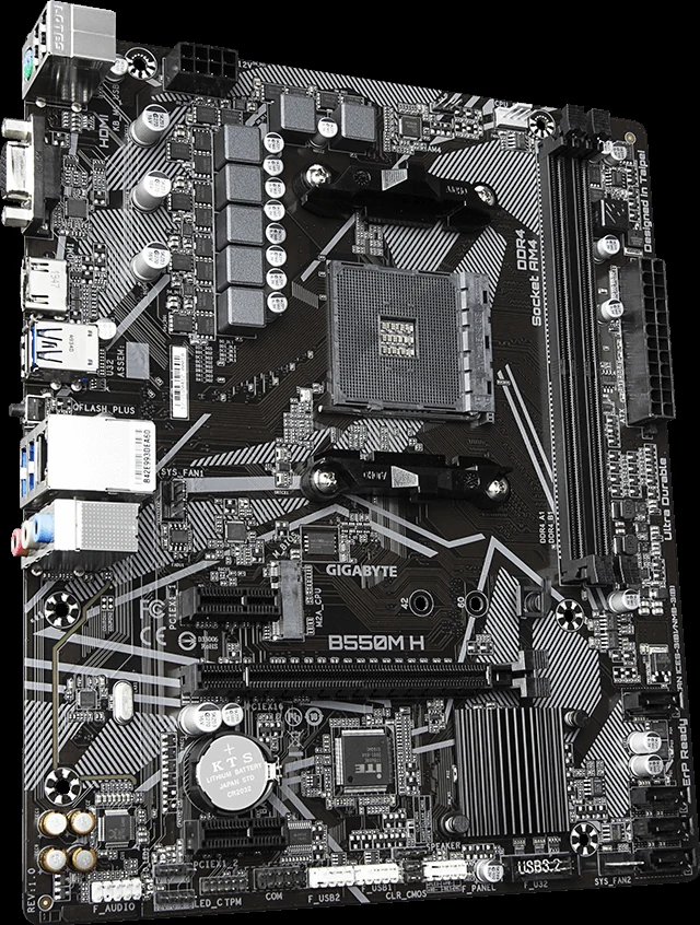 Mainboard Gigabyte B550M H - 2 Khe RAM DDR4 - AM4 - NEW