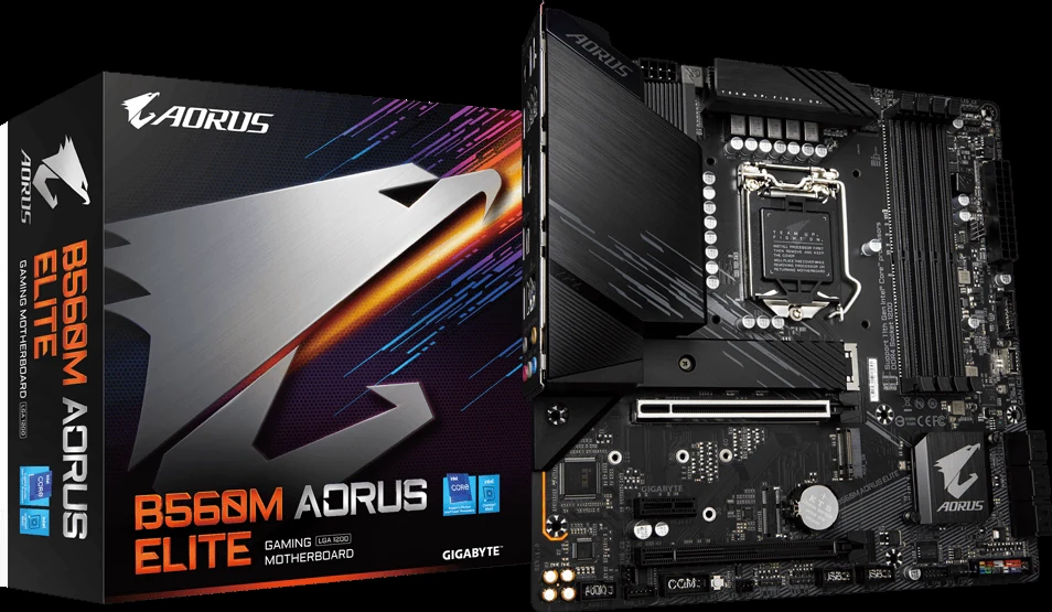 Mainboard Gigabyte B560M AORUS ELITE - LGA 1200 - NEW