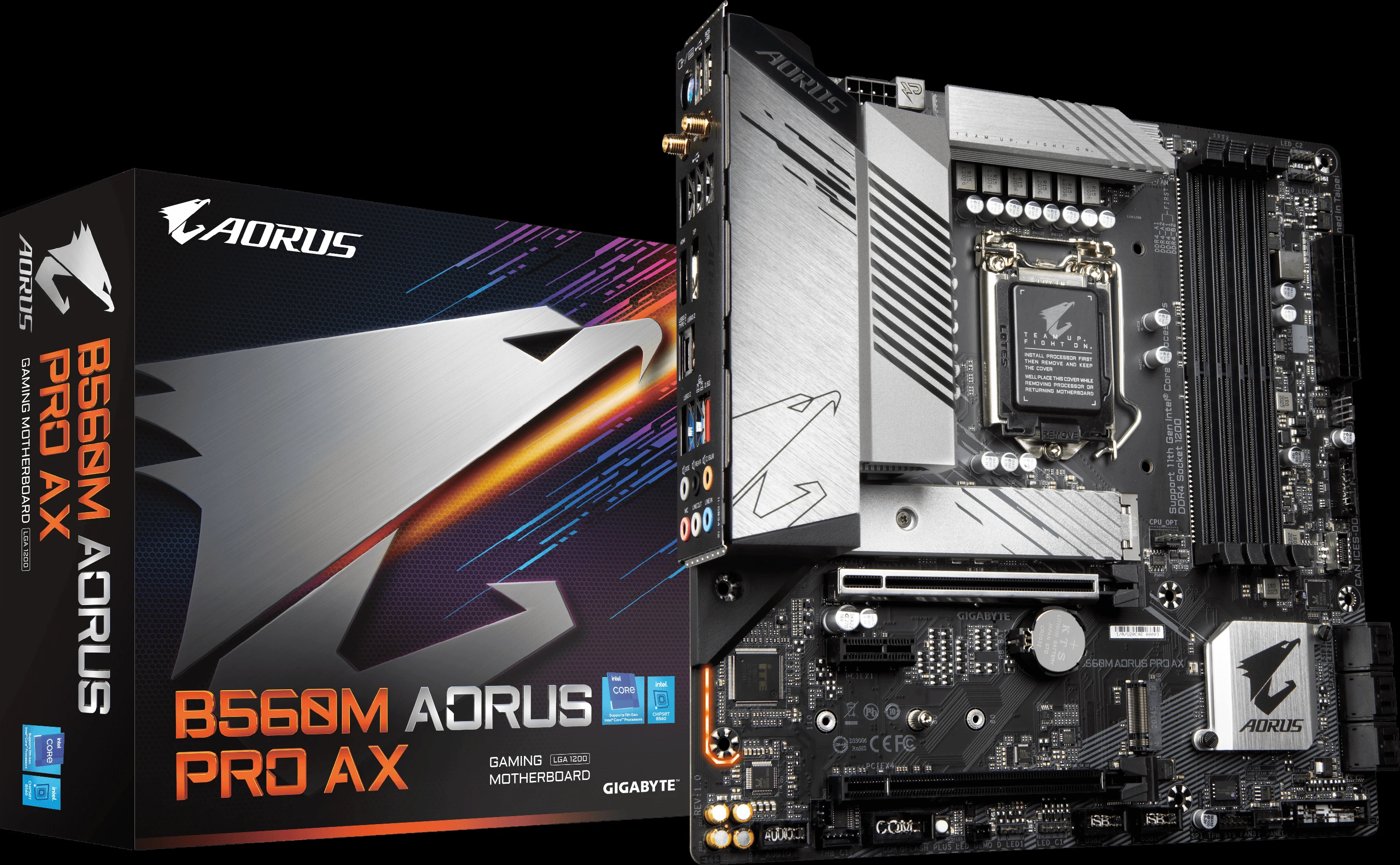 Mainboard Gigabyte B560M AORUS PRO AX - LGA 1200 - NEW
