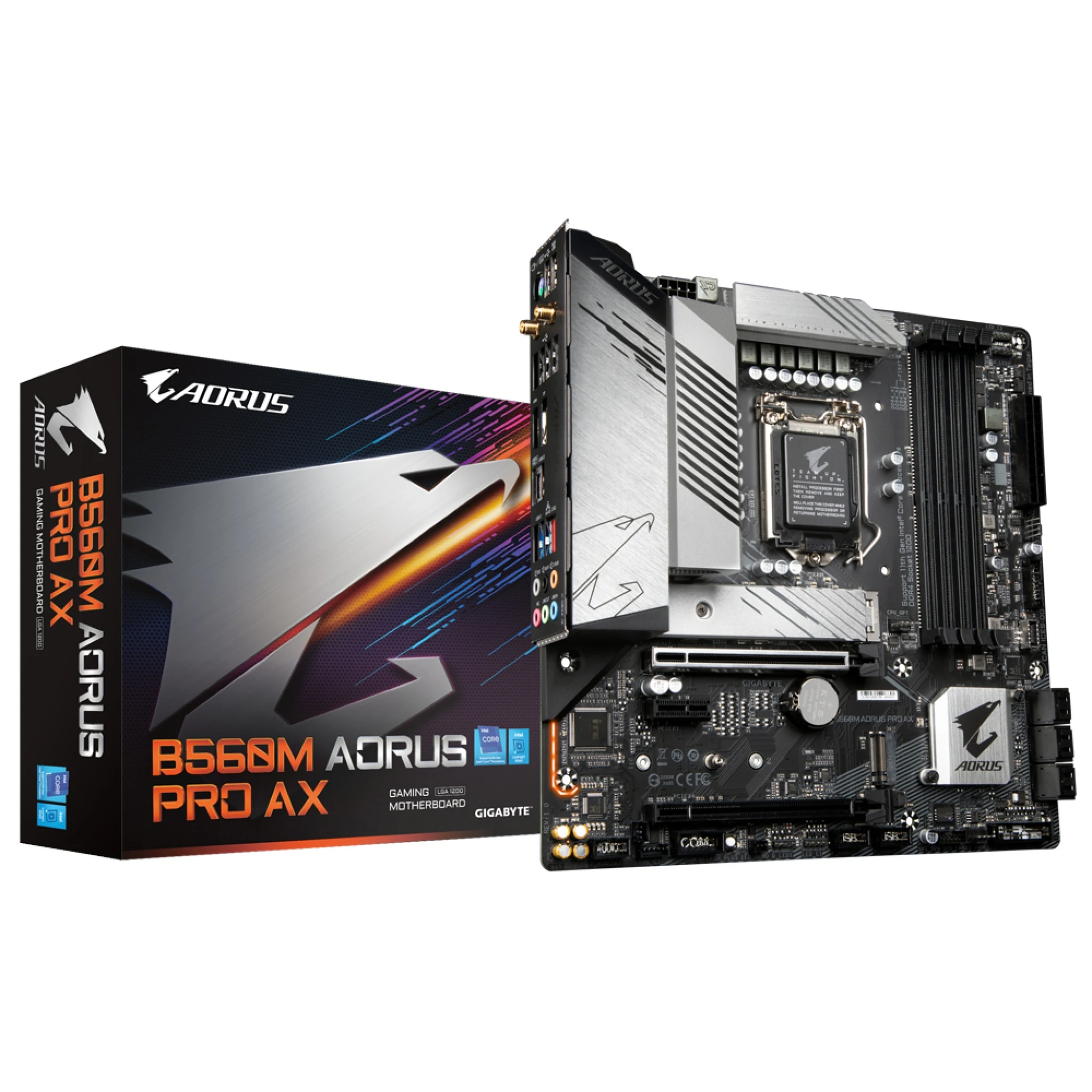 Mainboard Gigabyte B560M AORUS PRO AX - LGA 1200 - NEW