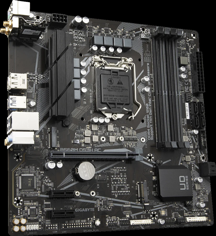 Mainboard Gigabyte B560M DS3H AC - LGA 1200 - NEW