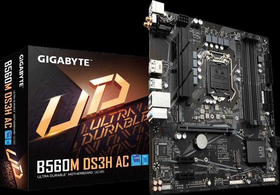 Mainboard Gigabyte B560M DS3H AC - LGA 1200 - NEW