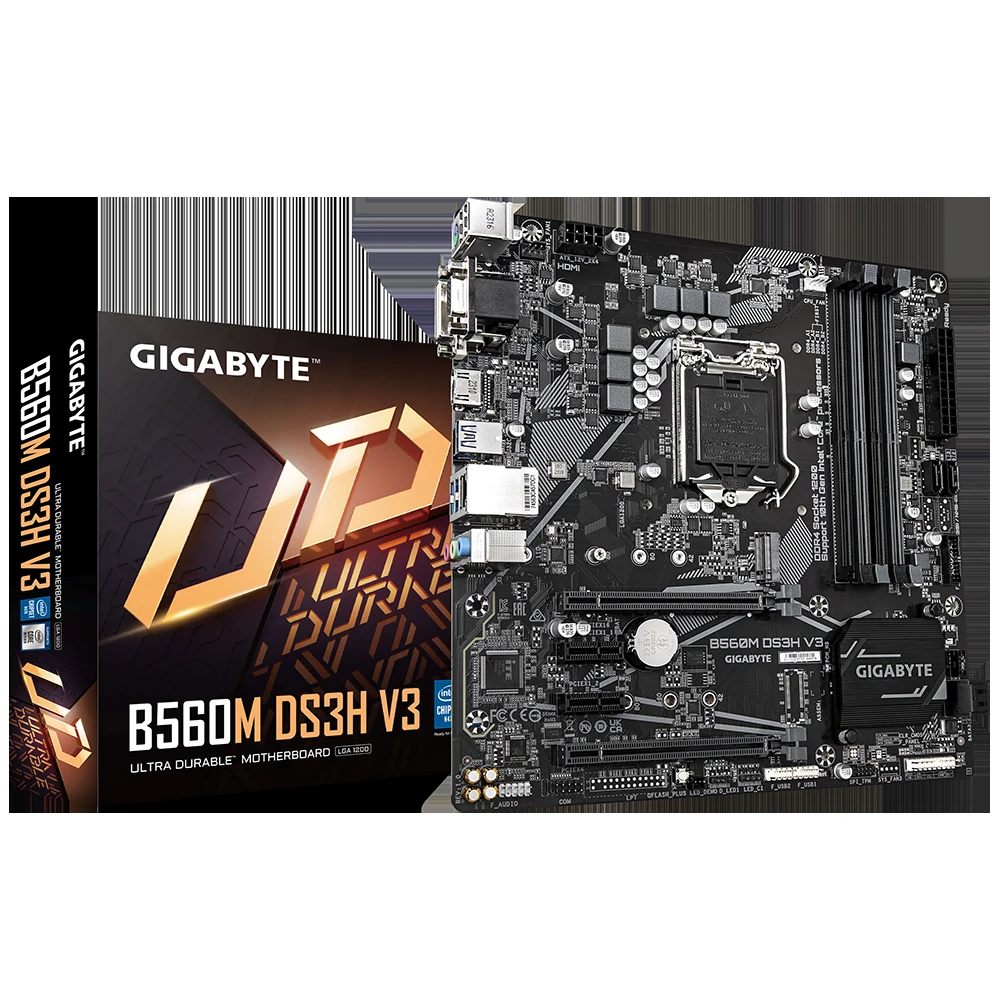 Mainboard Gigabyte B560M DS3H - LGA 1200 - NEW