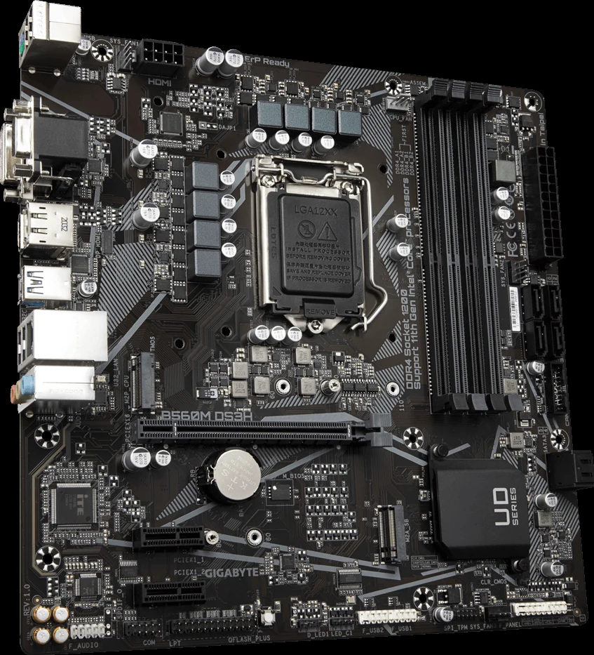 Mainboard Gigabyte B560M H - LGA 1200 - NEW