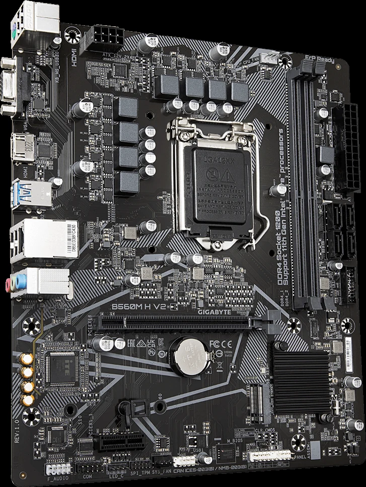 Mainboard Gigabyte B560M H V2 - LGA 1200 - NEW