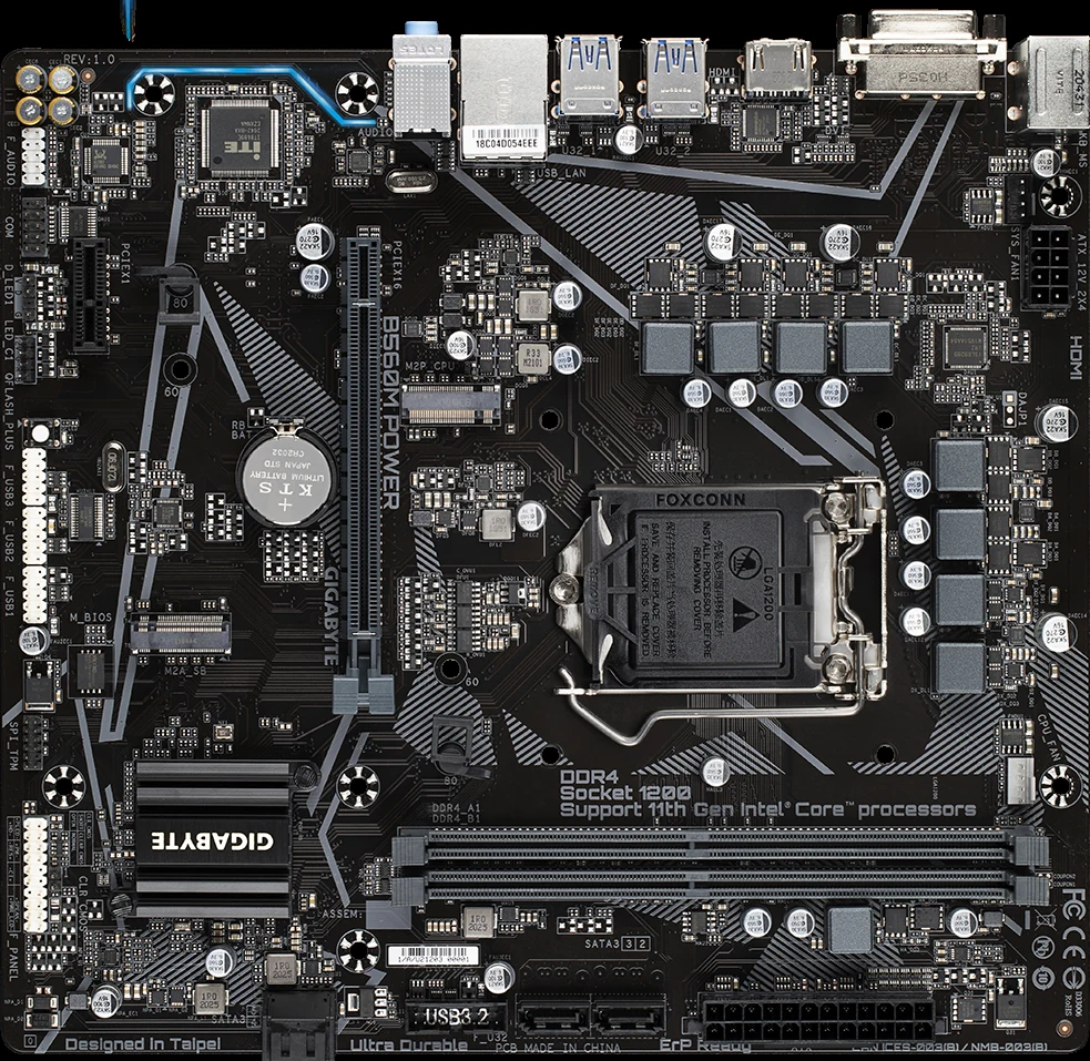 Mainboard Gigabyte B560M POWER - LGA 1200 - NEW