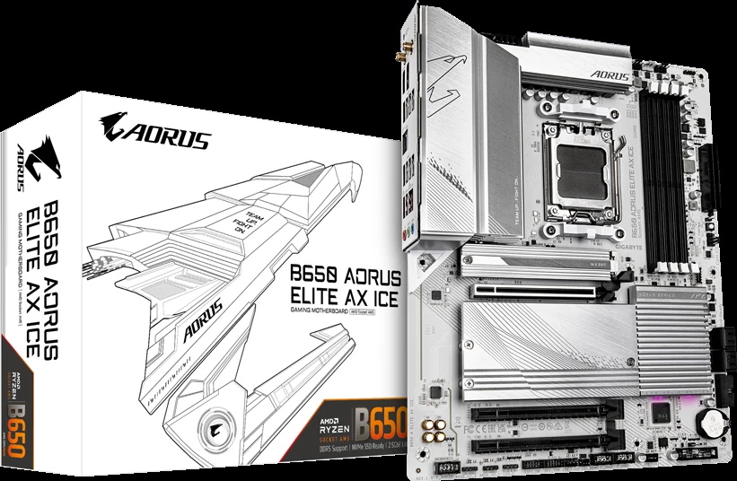 Mainboard Gigabyte B650E AORUS ELITE X AX ICE DDR5 - NEW