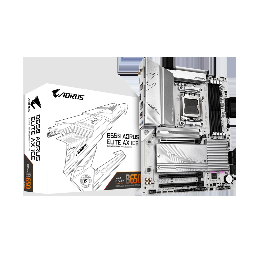 Mainboard Gigabyte B650M AORUS ELITE AX ICE DDR5 - NEW