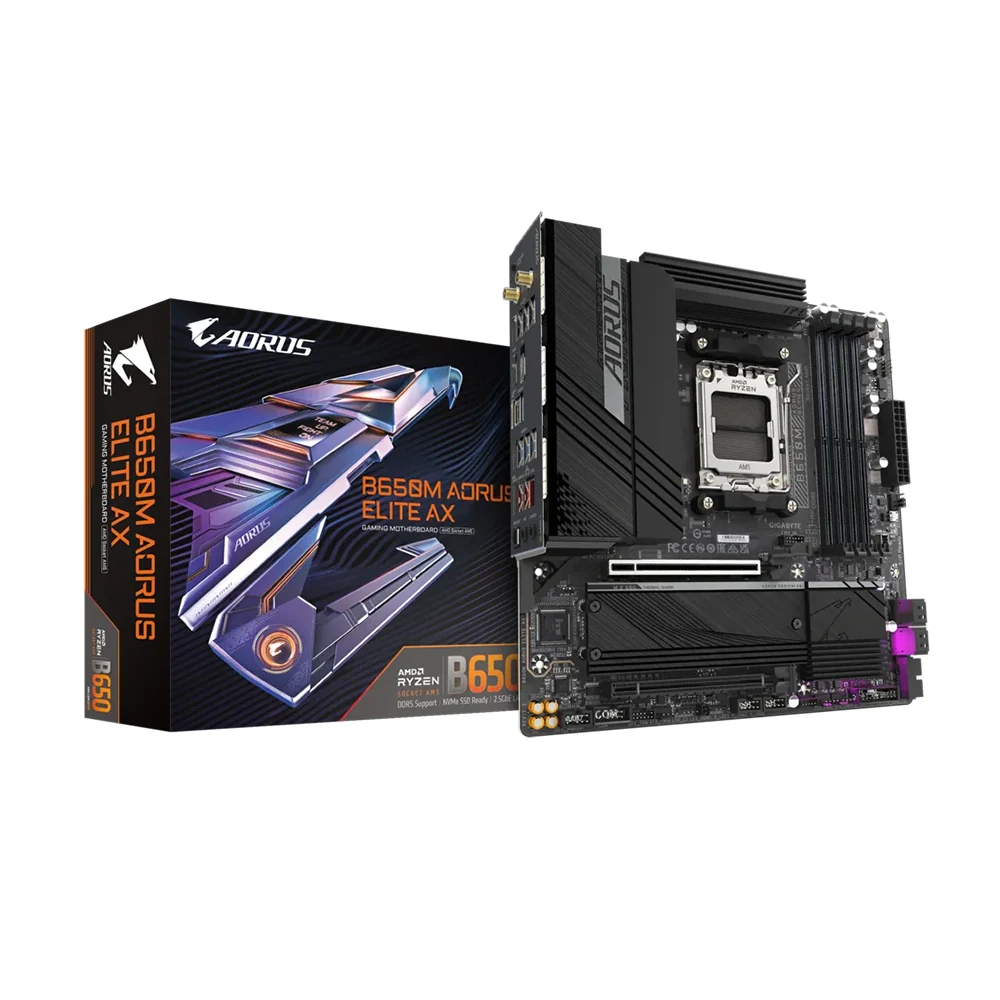 Mainboard Gigabyte B650M AORUS ELITE AX ICE DDR5 - NEW