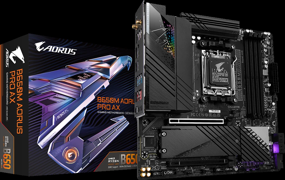 Mainboard Gigabyte B650M AORUS PRO AX DDR5 - NEW