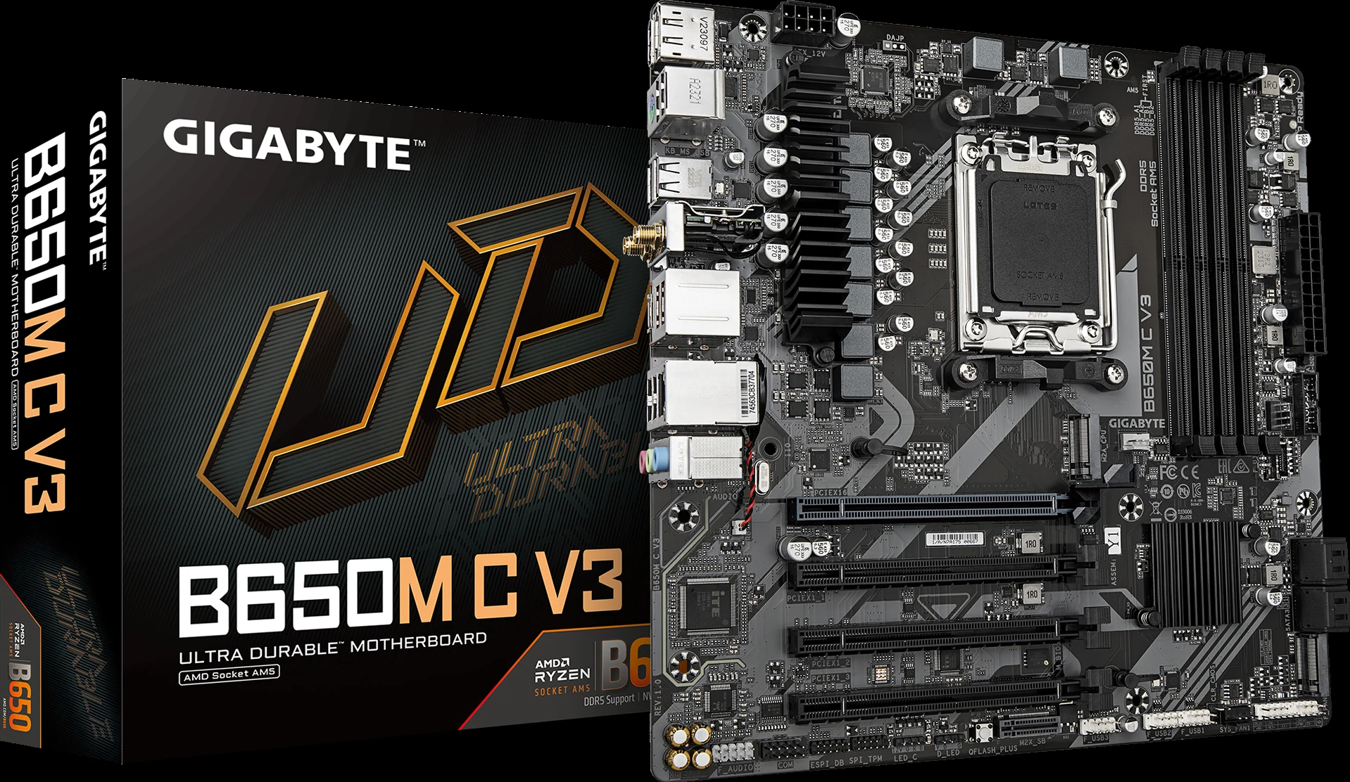 Mainboard Gigabyte B650M C V3 DDR5 - NEW
