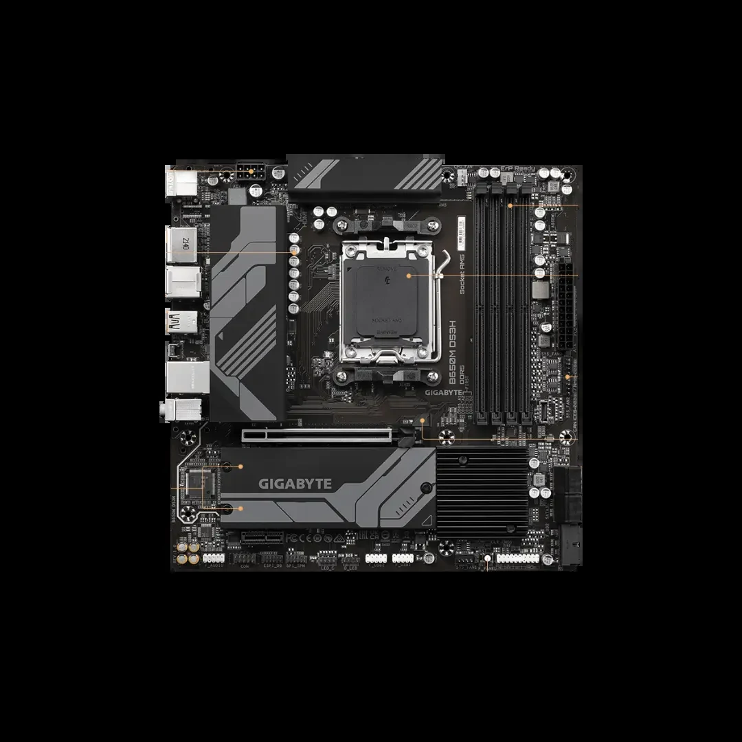 Mainboard Gigabyte B650M DS3H DDR5 - NEW