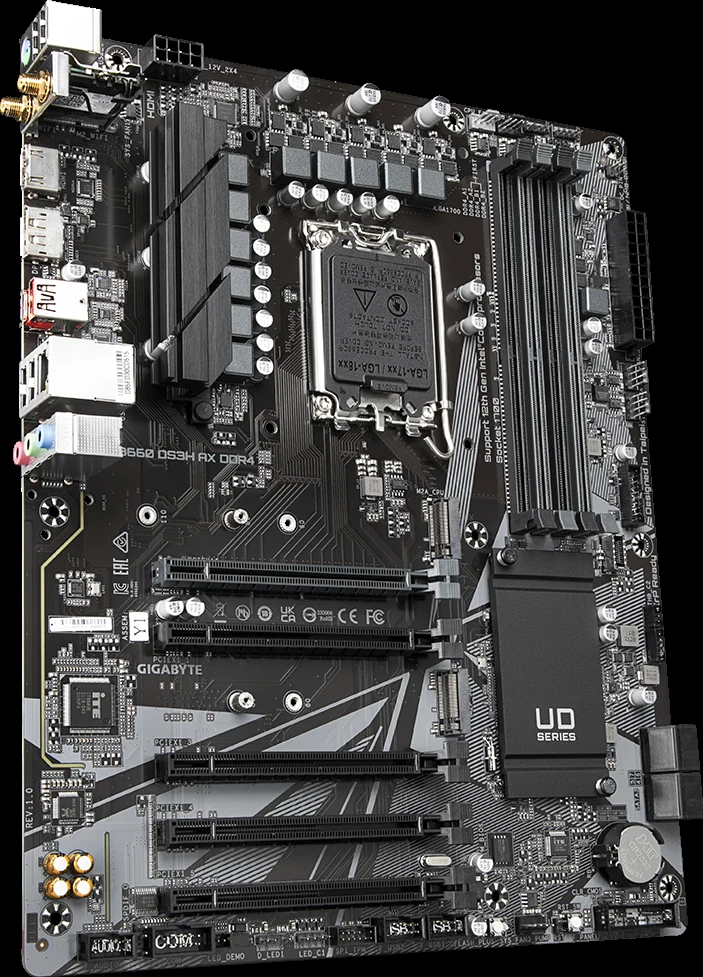 Mainboard Gigabyte B660 DS3H AX DDR4 - 4 Khe RAM DDR4 - LGA 1700 - NEW