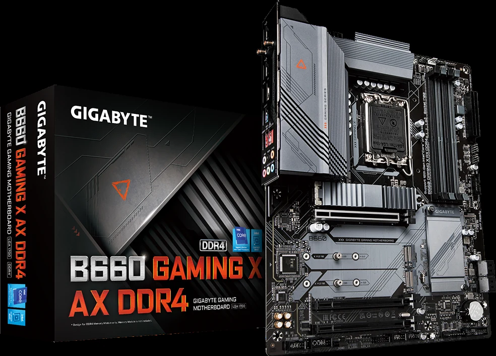 Mainboard Gigabyte B660 Gaming X AX DDR4 - 4 Khe RAM DDR4 - LGA 1700 - NEW