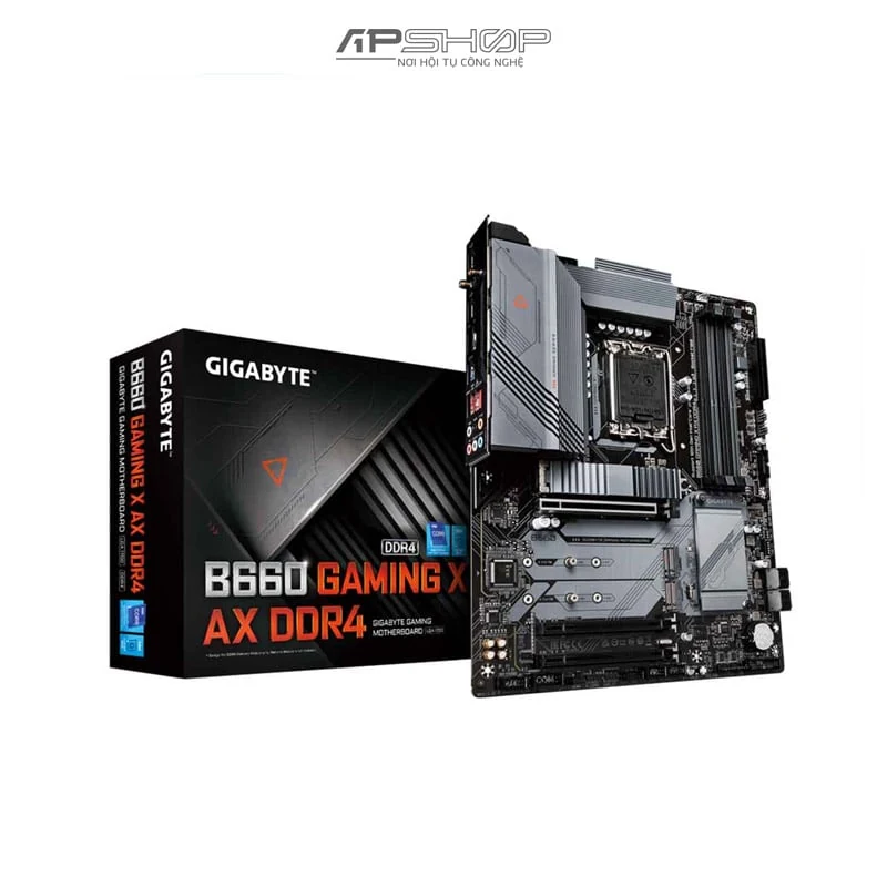 Mainboard Gigabyte B660 Gaming X AX DDR4 - 4 Khe RAM DDR4 - LGA 1700 - NEW