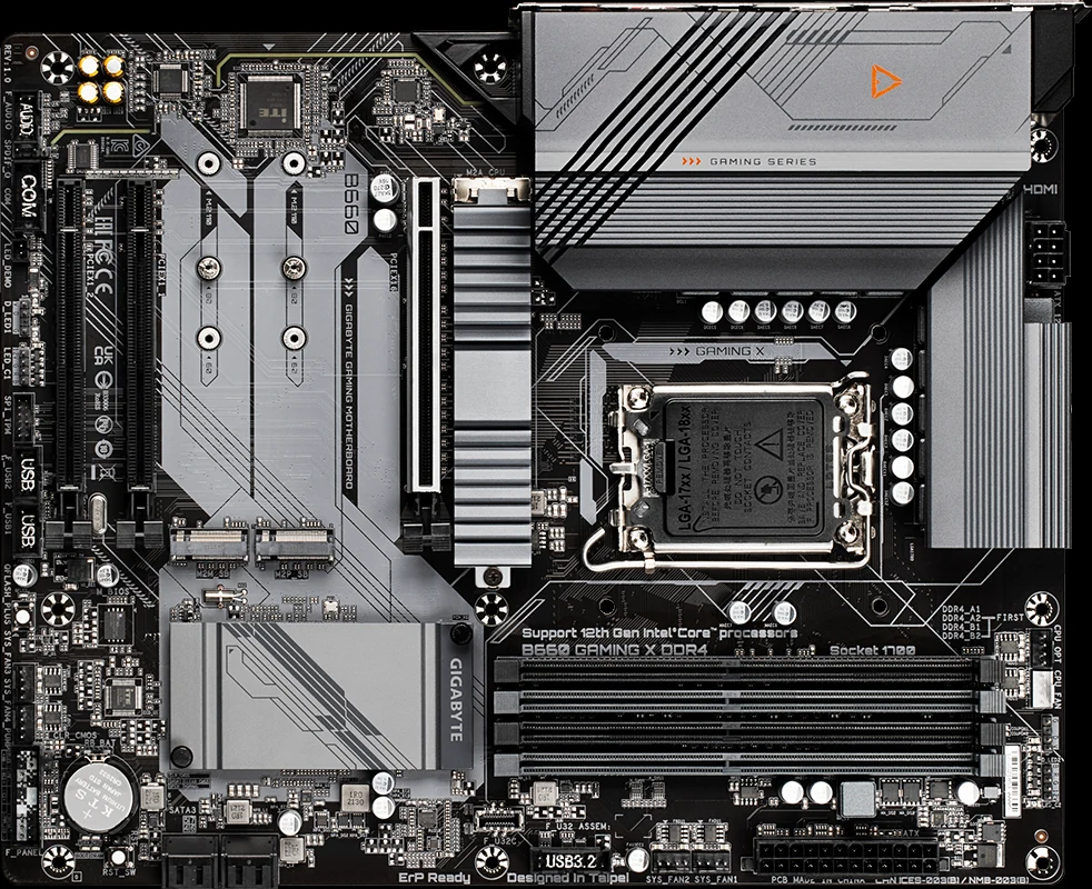 Mainboard Gigabyte B660 Gaming X DDR4 - 4 Khe RAM DDR4 - LGA 1700 - NEW