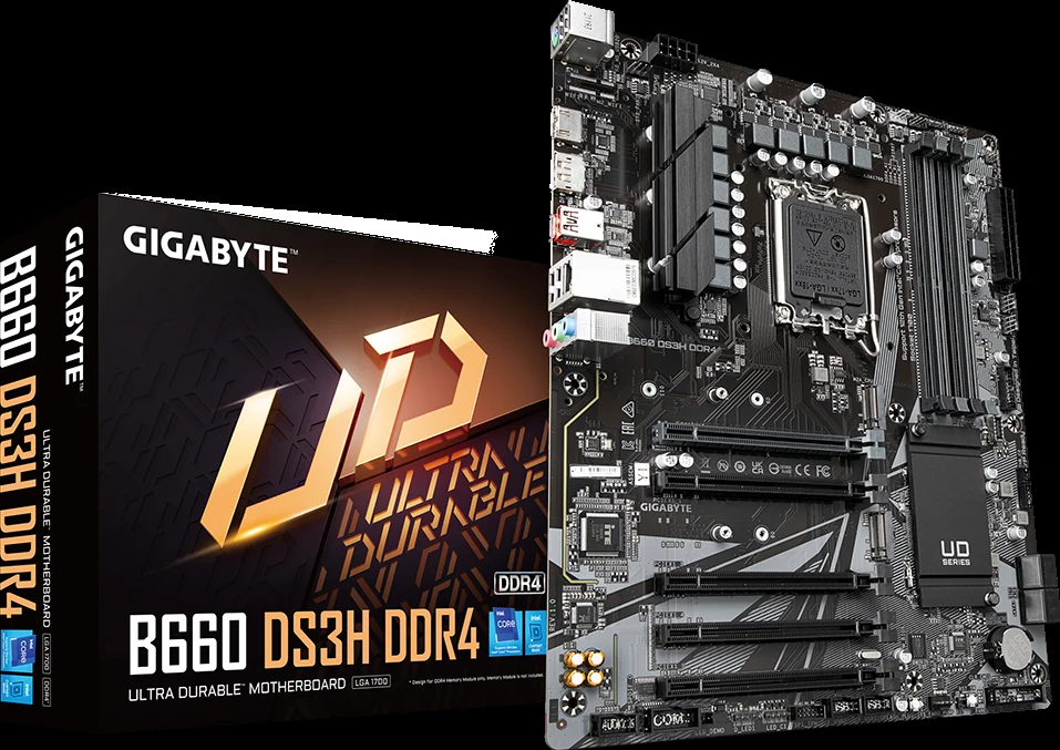 Mainboard Gigabyte B660M D3H DDR4 - 4 Khe RAM DDR4 - LGA 1700 - NEW