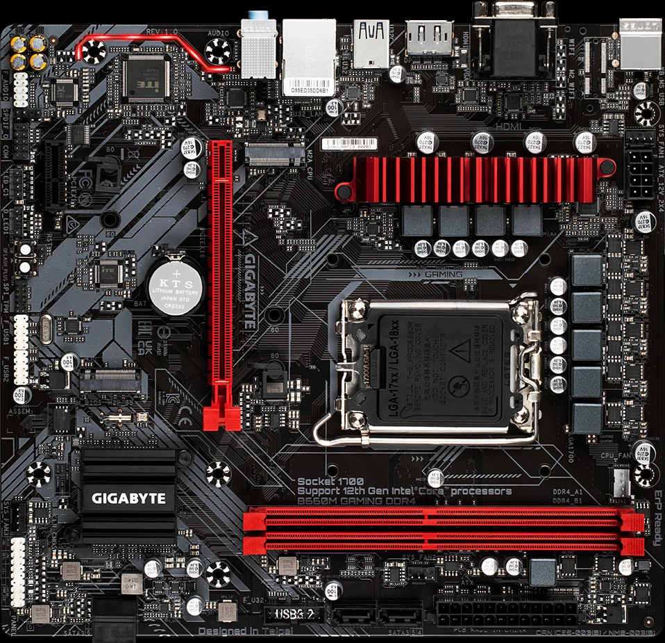 Mainboard Gigabyte B660M Gaming X DDR4 - 4 Khe RAM DDR4 - LGA 1700 - NEW