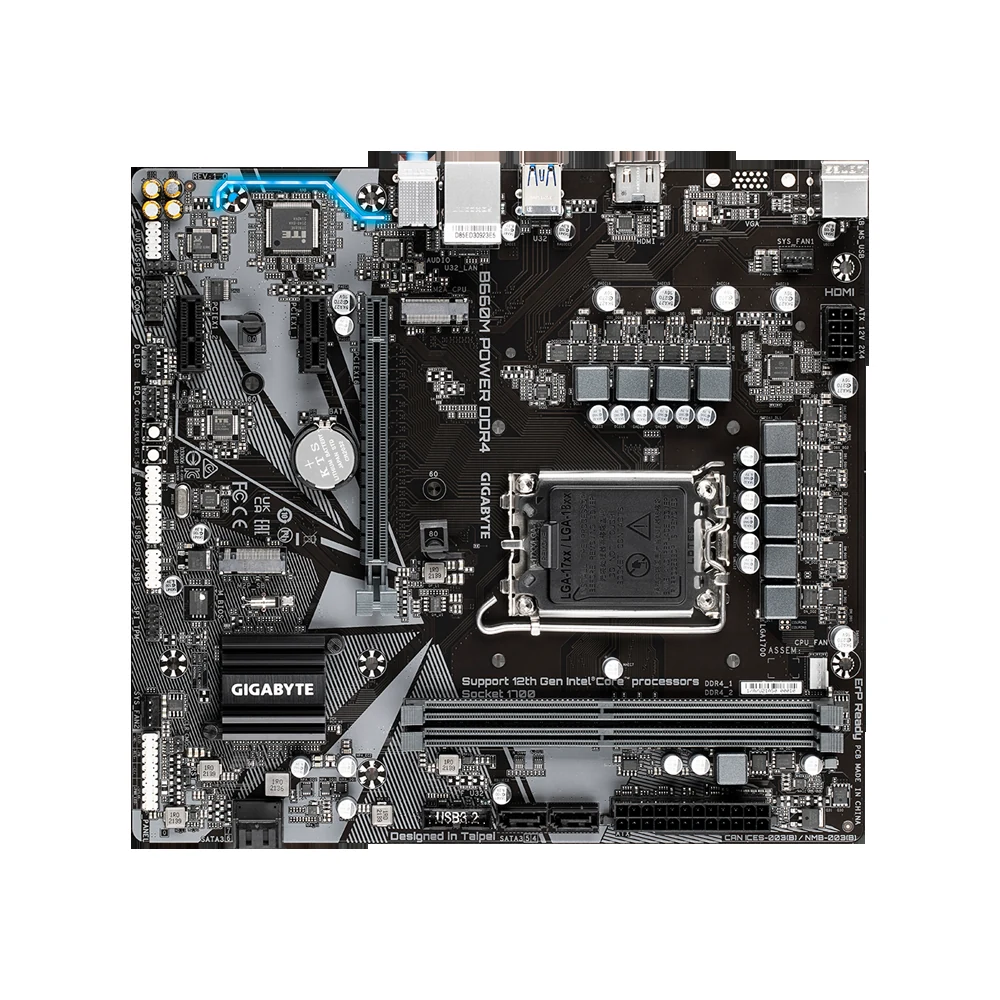 Mainboard Gigabyte B660M Power DDR4 - 2 Khe RAM DDR4 - LGA 1700 - NEW