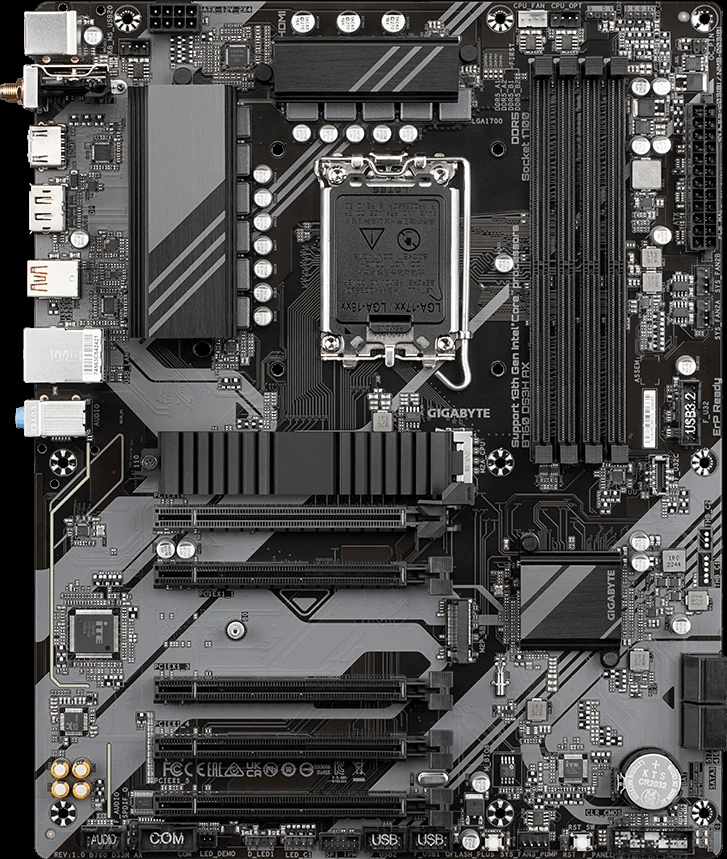 Mainboard Gigabyte B760 DS3H AX - 4 Khe RAM DDR5 - LGA 1700 - NEW