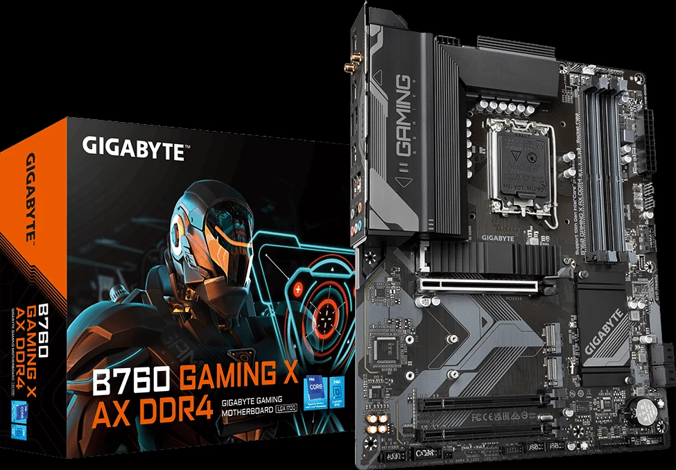 Mainboard Gigabyte B760 Gaming X AX DDR4 - 4 Khe RAM DDR4 - LGA 1700 - NEW