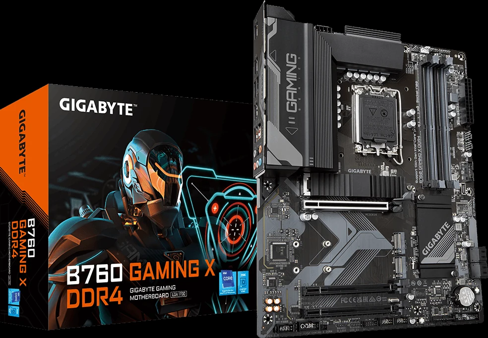 Mainboard Gigabyte B760 Gaming X DDR4 - 4 Khe RAM DDR4 - LGA 1700 - NEW