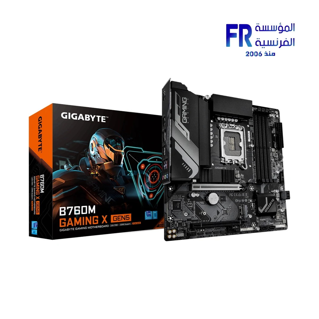 Mainboard Gigabyte B760 Gaming X Gen5 - 4 Khe RAM DDR5 - LGA 1700 - NEW