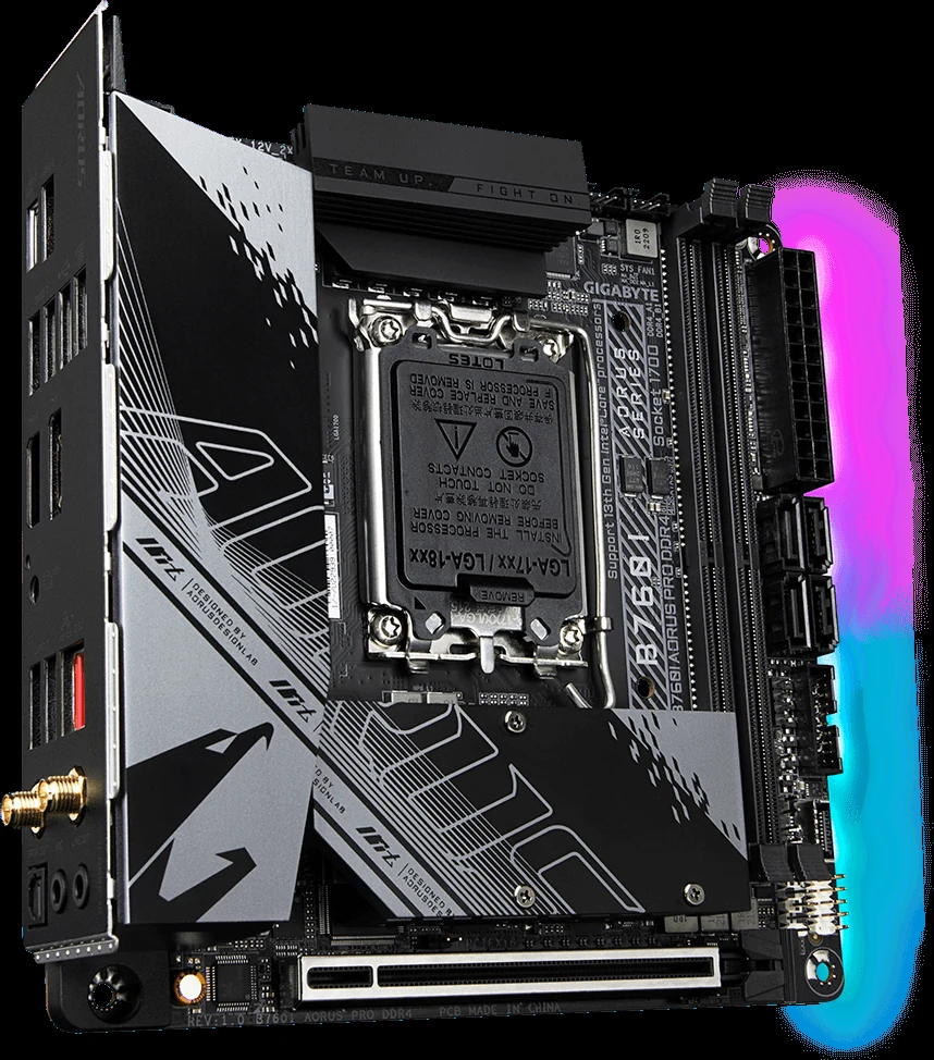 Mainboard Gigabyte B760I AORUS Pro DDR4 - 2 Khe RAM DDR4 - LGA 1700 - NEW