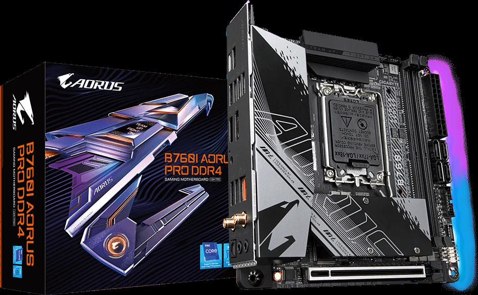 Mainboard Gigabyte B760I AORUS Pro DDR4 - 2 Khe RAM DDR4 - LGA 1700 - NEW