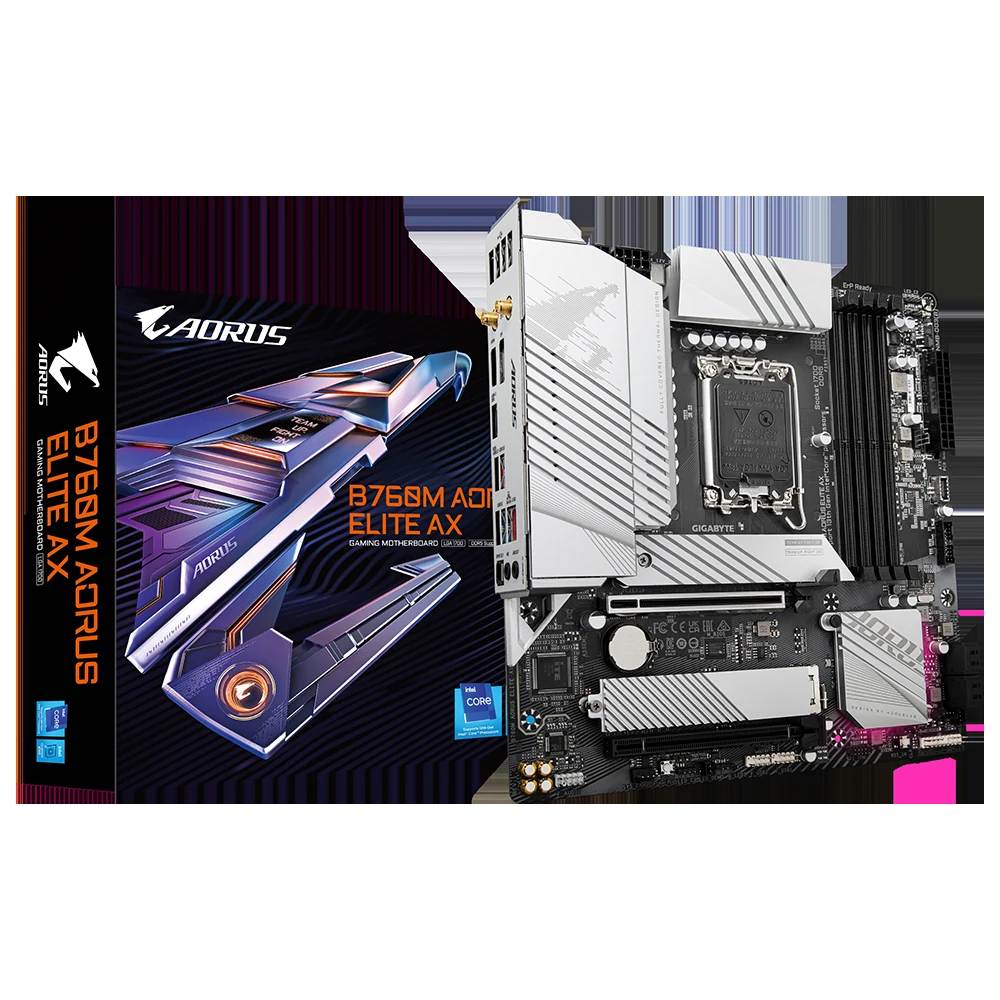 Mainboard Gigabyte B760M AORUS Elite - 4 Khe RAM DDR5 - LGA 1700 - NEW