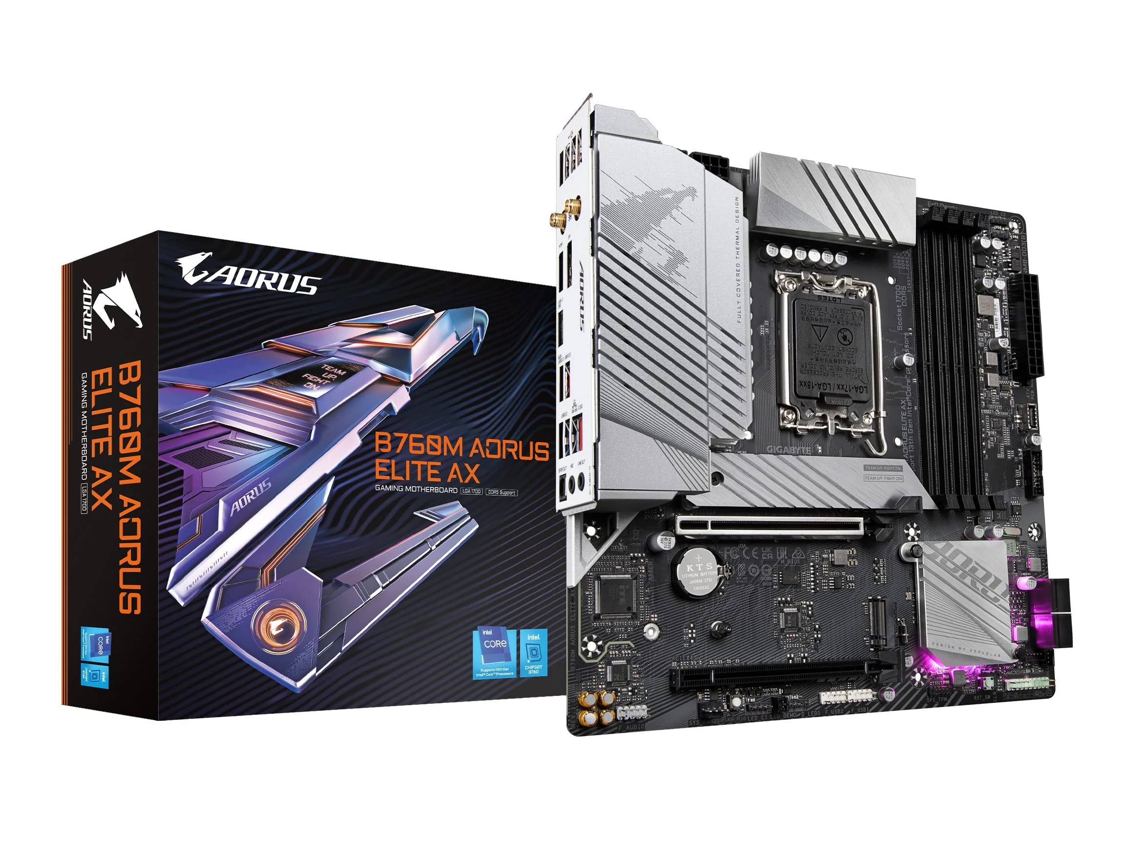 Mainboard Gigabyte B760M AORUS Elite AX - 4 Khe RAM DDR5 - LGA 1700 - NEW