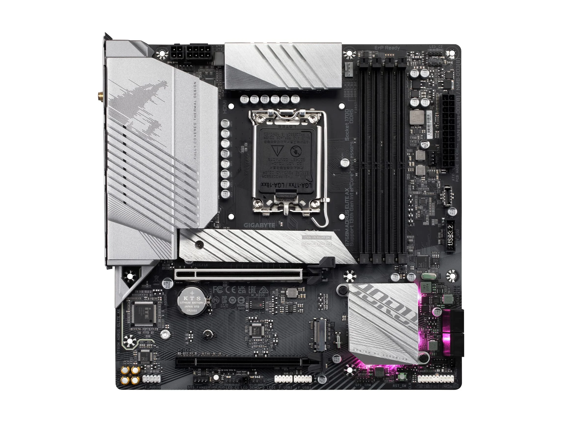 Mainboard Gigabyte B760M AORUS Elite DDR4 - 4 Khe RAM DDR4 - LGA 1700 - NEW