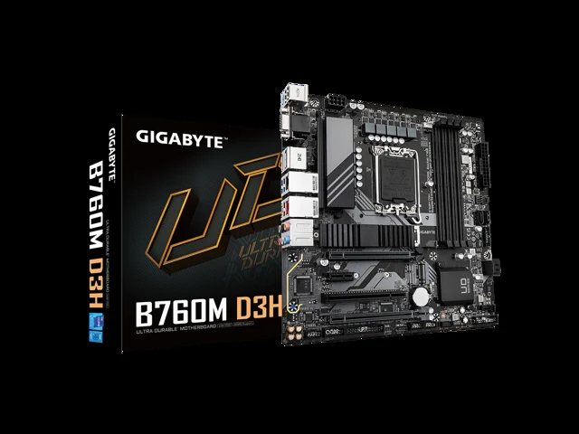 Mainboard Gigabyte B760M D3H DDR4 - 4 Khe RAM DDR4 - LGA 1700 - NEW