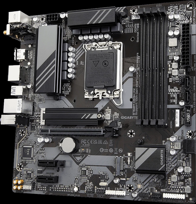 Mainboard Gigabyte B760M DS3H AX - 4 Khe RAM DDR5 - LGA 1700 - NEW