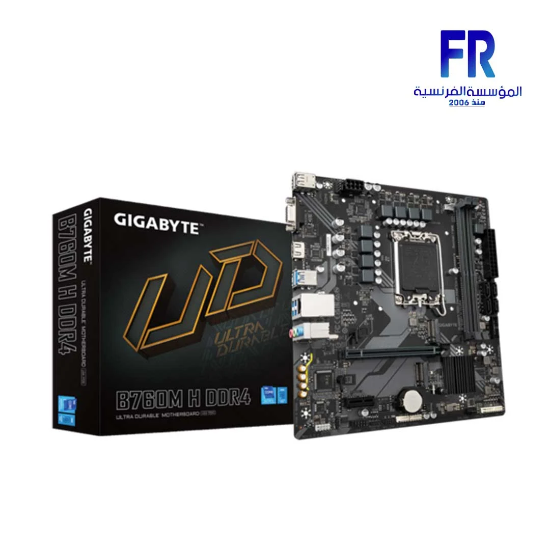 Mainboard Gigabyte B760M H DDR4 - 2 Khe RAM DDR4 - LGA 1700 - NEW