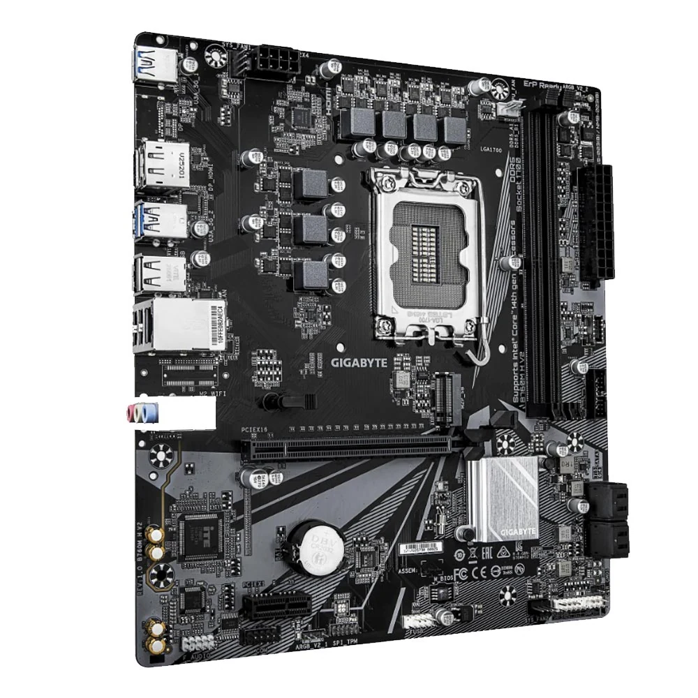 Mainboard Gigabyte B760M H V2 - 2 Khe RAM DDR5 - LGA 1700 - NEW