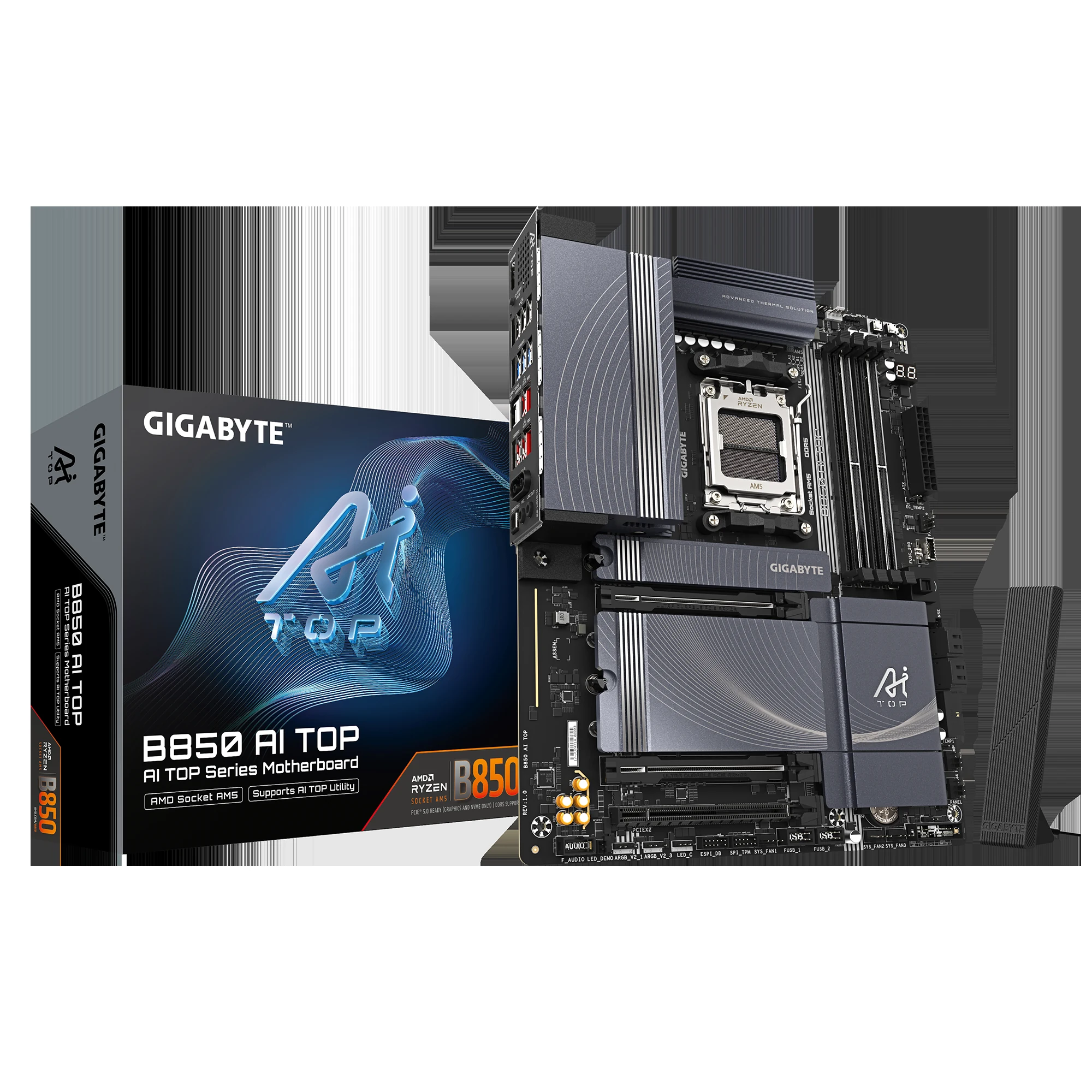 Mainboard Gigabyte B850 AI TOP - 4 Khe RAM DDR5 - AM5 - NEW