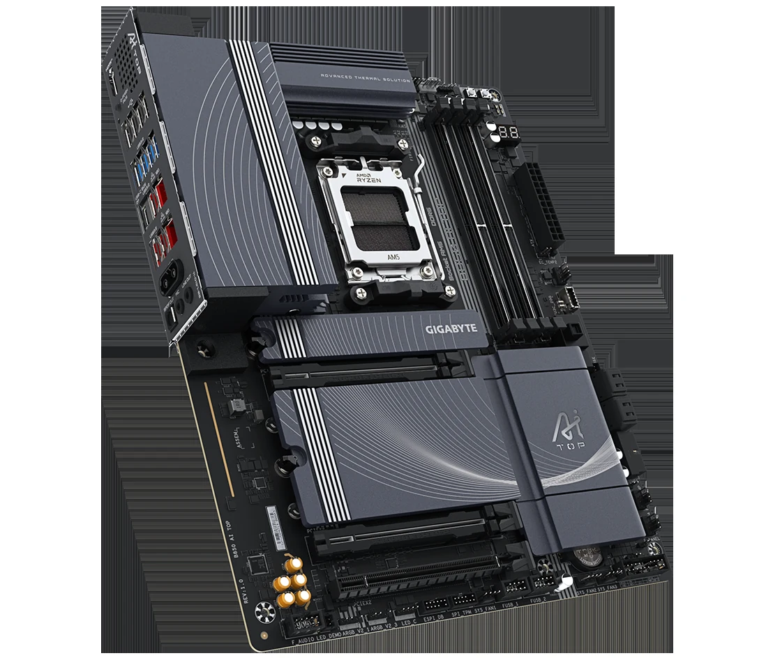 Mainboard Gigabyte B850 AI TOP - 4 Khe RAM DDR5 - AM5 - NEW