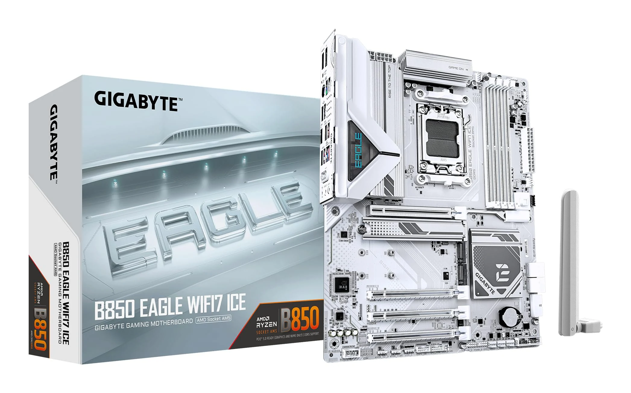 Mainboard Gigabyte B850 EAGLE ICE - 4 Khe RAM DDR5 - AM5 - NEW