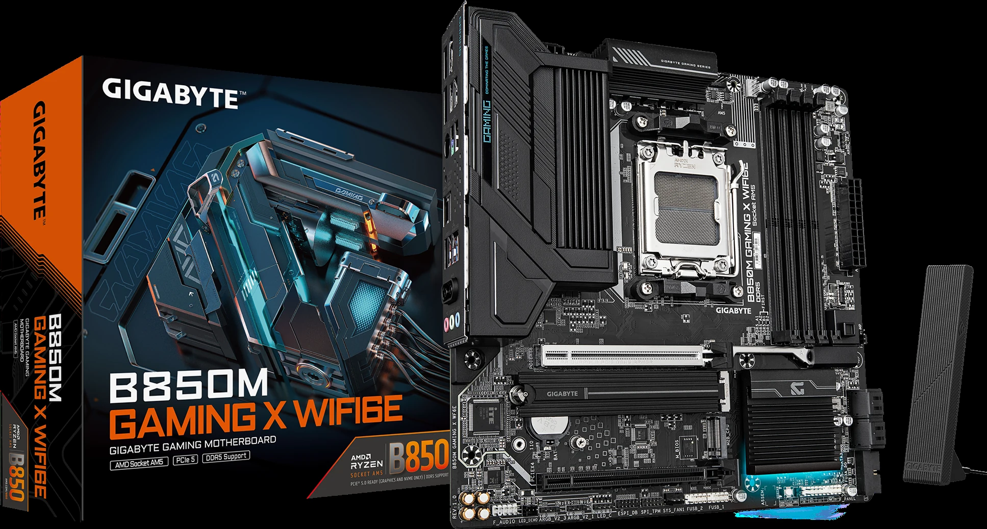 Mainboard Gigabyte B850 GAMING X WIFI6E - 4 Khe RAM DDR5 - AM5 - NEW