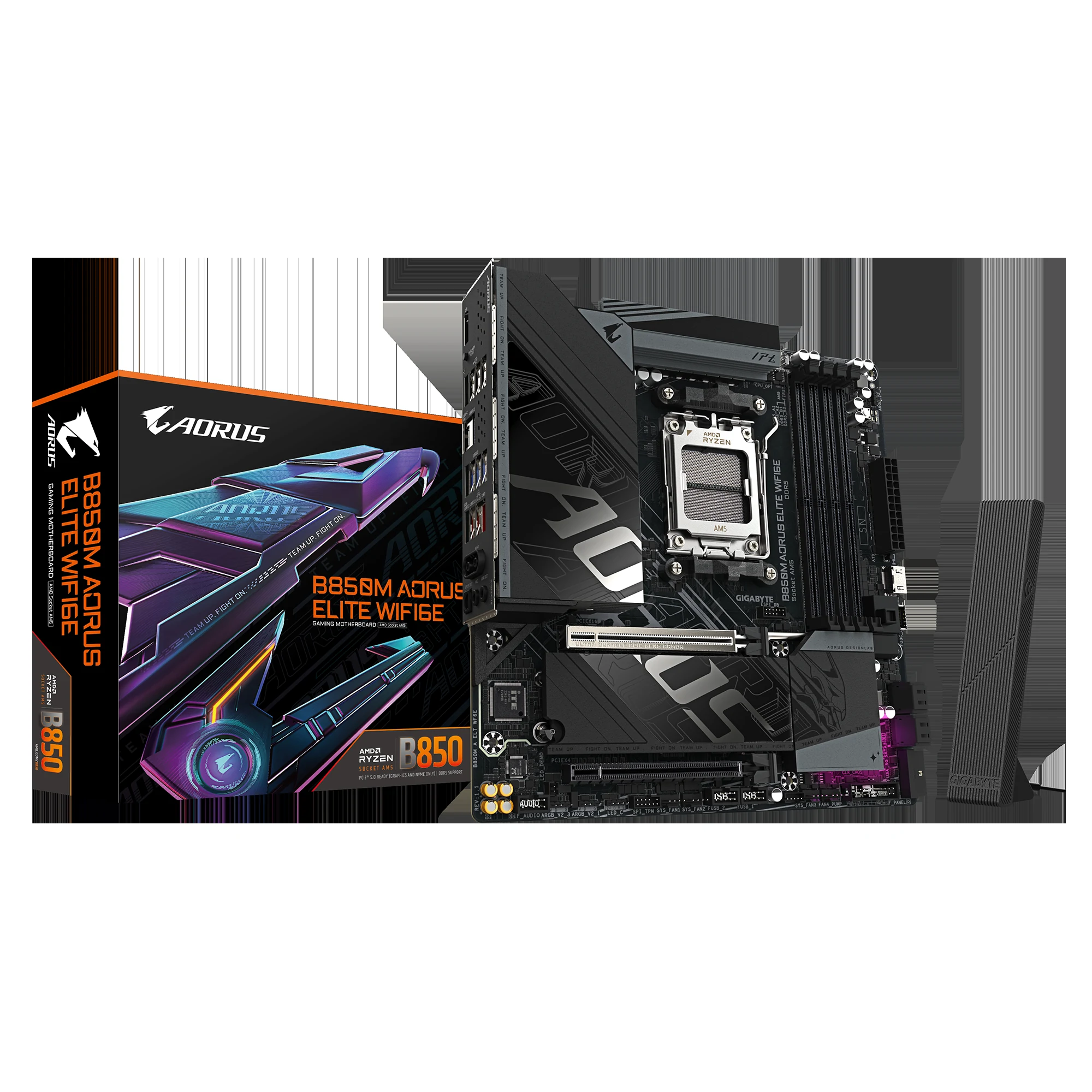 Mainboard Gigabyte B850M AORUS ELITE WIFI6E ICE - 4 Khe RAM DDR5 - AM5 - NEW