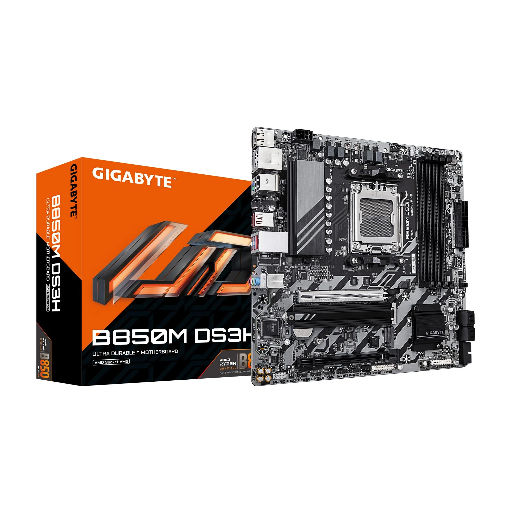 Mainboard Gigabyte B850M DS3H - 4 Khe RAM DDR5 - AM5 - NEW