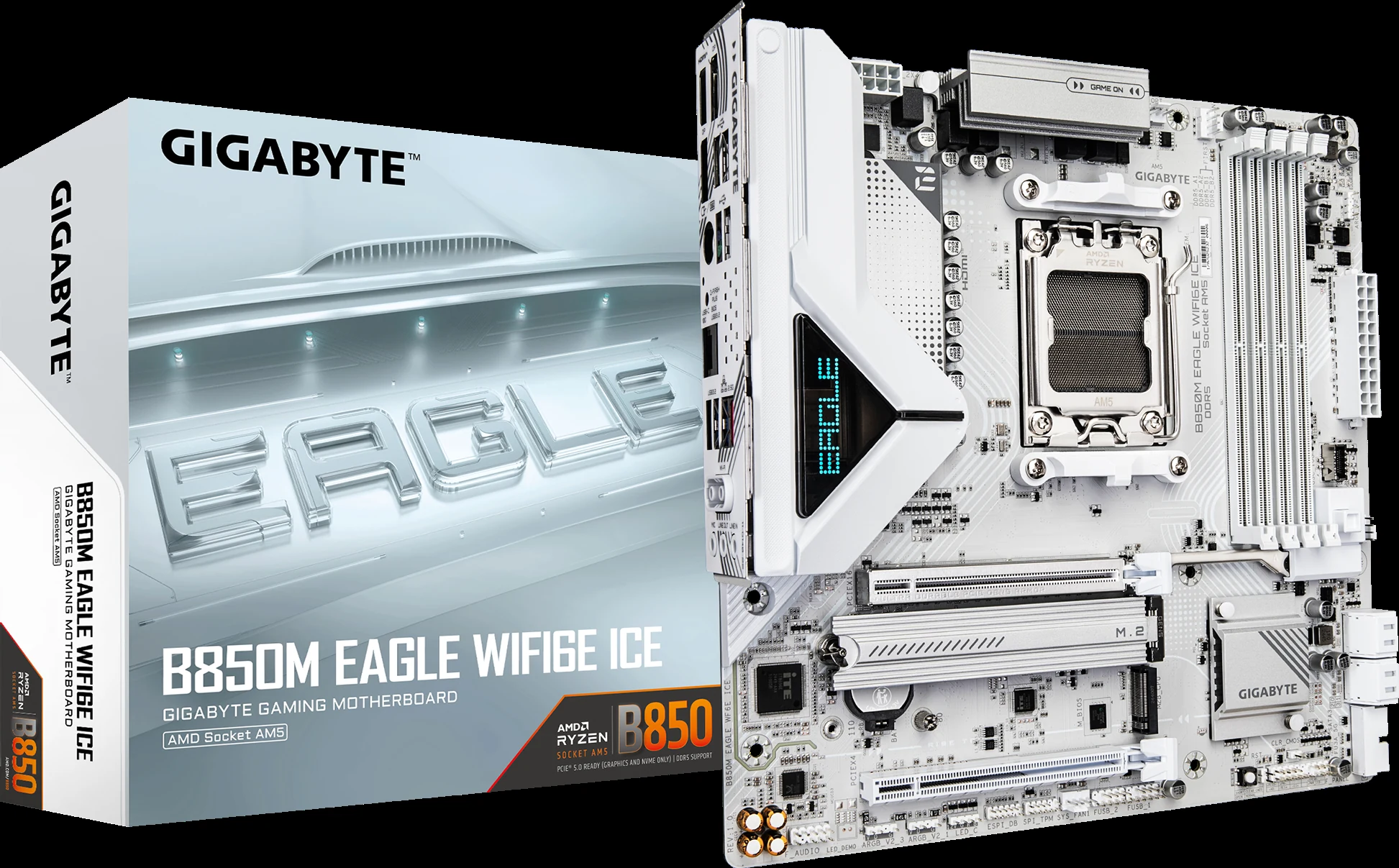 Mainboard Gigabyte B850M EAGLE WIFI6E - 4 Khe RAM DDR5 - AM5 - NEW
